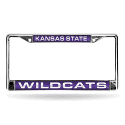 Kansas State Wildcats Purple Laser Chrome Frame