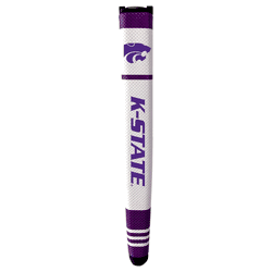 Kansas State Wildcats Putter Grip (White with colored stripes)