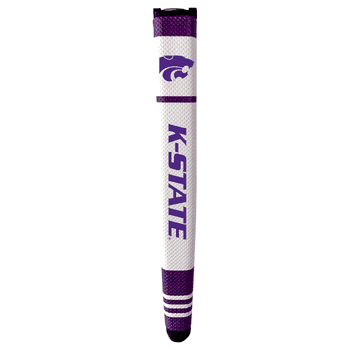 Kansas State Wildcats Putter Grip (White with colored stripes)