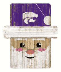 Kansas State Wildcats Santa Ornament