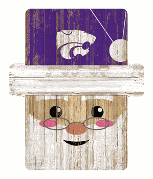 Kansas State Wildcats Santa Ornament