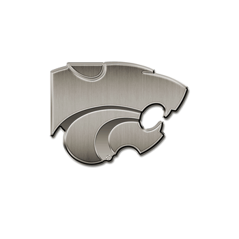 Kansas State Wildcats Standard Antique Auto Emblem