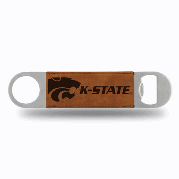 Kansas State Wildcats Standard Brown Laser Engraved Bar Blade
