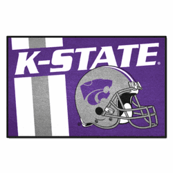 Kansas State Wildcats Starter Mat Accent Rug - 19in. x 30in., Unifrom Design