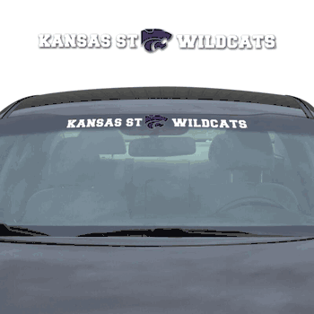 Kansas State Wildcats Sun Stripe Windshield Decal 3.25 in. x 34 in.