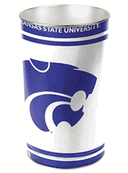 Kansas State Wildcats Wastebasket 15 Inch