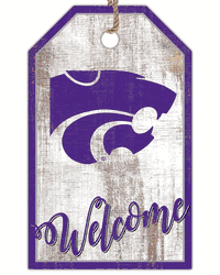 Kansas State Wildcats Welcome Team Tag 11x19 Sign