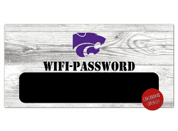 Kansas State Wildcats Wifi Password 6x12 Sign