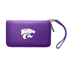 Kansas State Wildcats Zip Organizer Wallet Pebble Purple