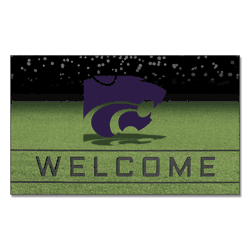 Kansas StateWildcatsRubber Door Mat - 18in. x 30in.