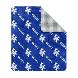Kentucky Plush Sherpa Throw 50x60