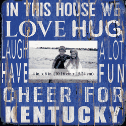 Kentucky Wildcats 10x10 In This House Frame