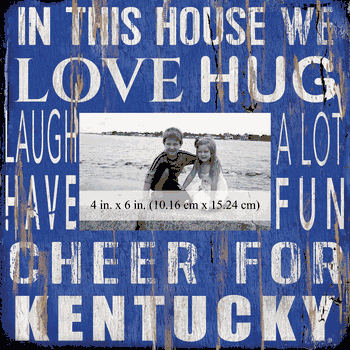 Kentucky Wildcats 10x10 In This House Frame