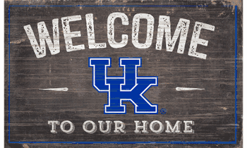 Kentucky Wildcats 11X19 Welcome to Our Home Sign