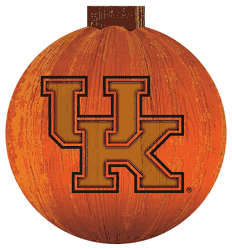 Kentucky Wildcats 12 in. Halloween Pumpkin Sign