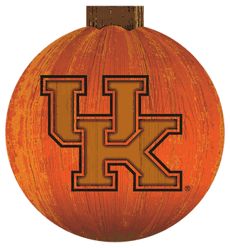 Kentucky Wildcats 12 in. Halloween Pumpkin Sign