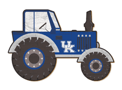 Kentucky Wildcats 12" Tractor Cutout Sign