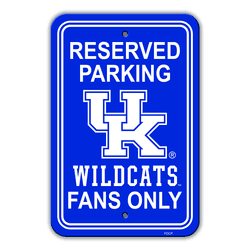 Kentucky Wildcats 12" X 18" Plastic Parking Sign