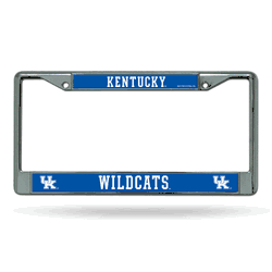 Kentucky Wildcats  12" x 6" Chrome Frame With Decal Inserts