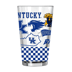 Kentucky Wildcats 16oz Native Pint Glass