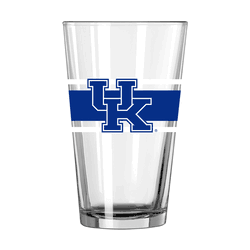 Kentucky Wildcats 16oz Stripe Pint Glass