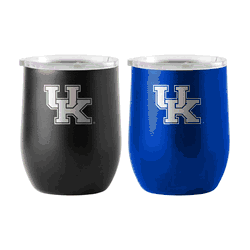 Kentucky Wildcats 16oz Yours and Mine Etch Powdercoat Curved Beverage Set