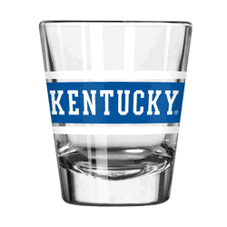 Kentucky Wildcats 2oz Stripe Shot Glass