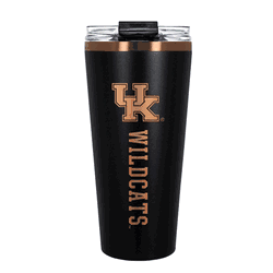Kentucky Wildcats 32oz Black and Copper Big Slim with Straw