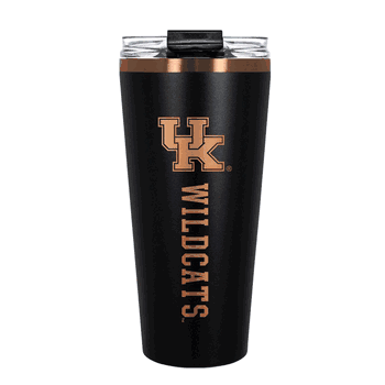 Kentucky Wildcats 32oz Black and Copper Big Slim with Straw