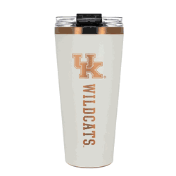 Kentucky Wildcats 32oz Crme and Copper Big Slim Tumbler with Straw