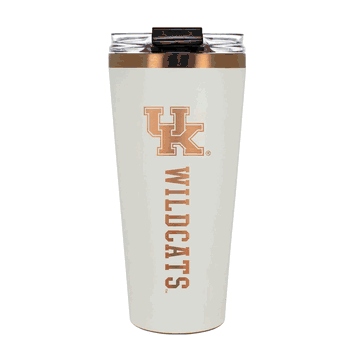 Kentucky Wildcats 32oz Crme and Copper Big Slim Tumbler with Straw