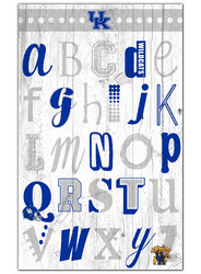 Kentucky Wildcats Alphabet 11x19 Sign