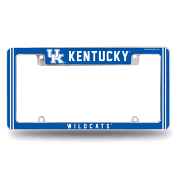 Kentucky Wildcats Alternate Design All Over Chrome Frame