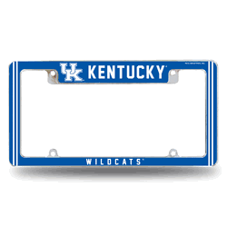 Kentucky Wildcats Alternate Design All Over Chrome Frame