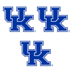 Kentucky Wildcats Auto Decal 3 Pack