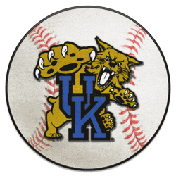 Kentucky Wildcats Baseball Rug - 27in. Diameter, Wildcat Logo