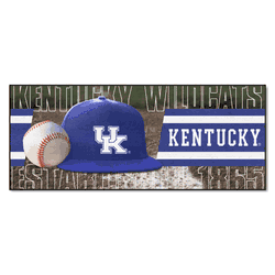 Kentucky Wildcats Baseball Runner Rug - 30in. x 72in.