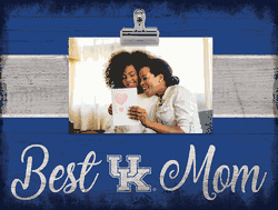 Kentucky Wildcats Best Mom with Stripe Clip Frame