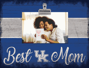Kentucky Wildcats Best Mom with Stripe Clip Frame