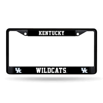 Kentucky Wildcats  Black Chrome Frame with Plastic Inserts 12