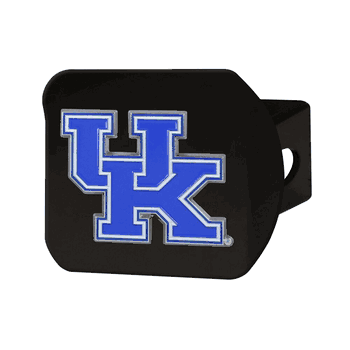 Kentucky Wildcats Black Metal Hitch Cover - 3D Color Emblem