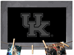 Kentucky Wildcats Blank Chalkboard with frame & clothespins 11x19 Sign