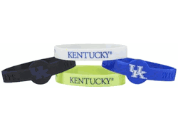 Kentucky Wildcats Bracelets - 4 Pack Silicone