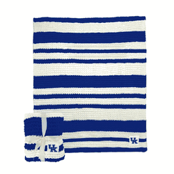 Kentucky Wildcats Cable Knit Throw 50x60