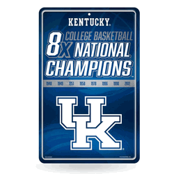 Kentucky Wildcats Champ 11" x 17" Home Decor Sign