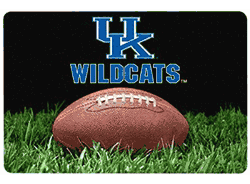 Kentucky Wildcats Classic Football Pet Bowl Mat CO