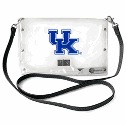 Kentucky Wildcats Clear Envelope Purse STRAP