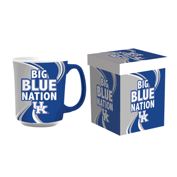 Kentucky Wildcats Coffee Mug 14oz Ceramic with Matching Box