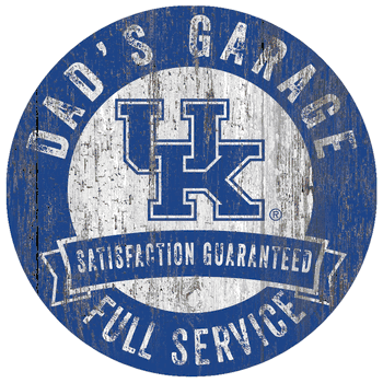Kentucky Wildcats Dad's Garage Sign