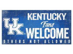 Kentucky Wildcats Fans Welcome Sign